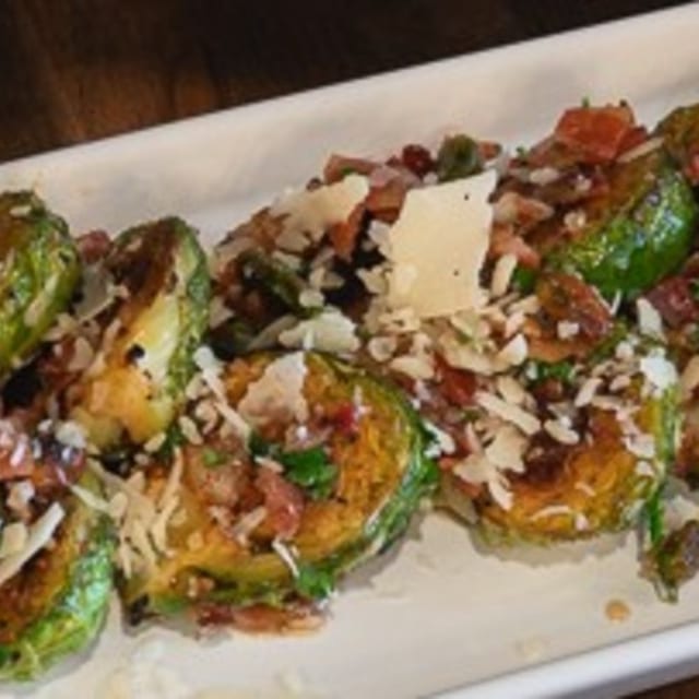 ROASTED BRUSSELS SPROUTS.